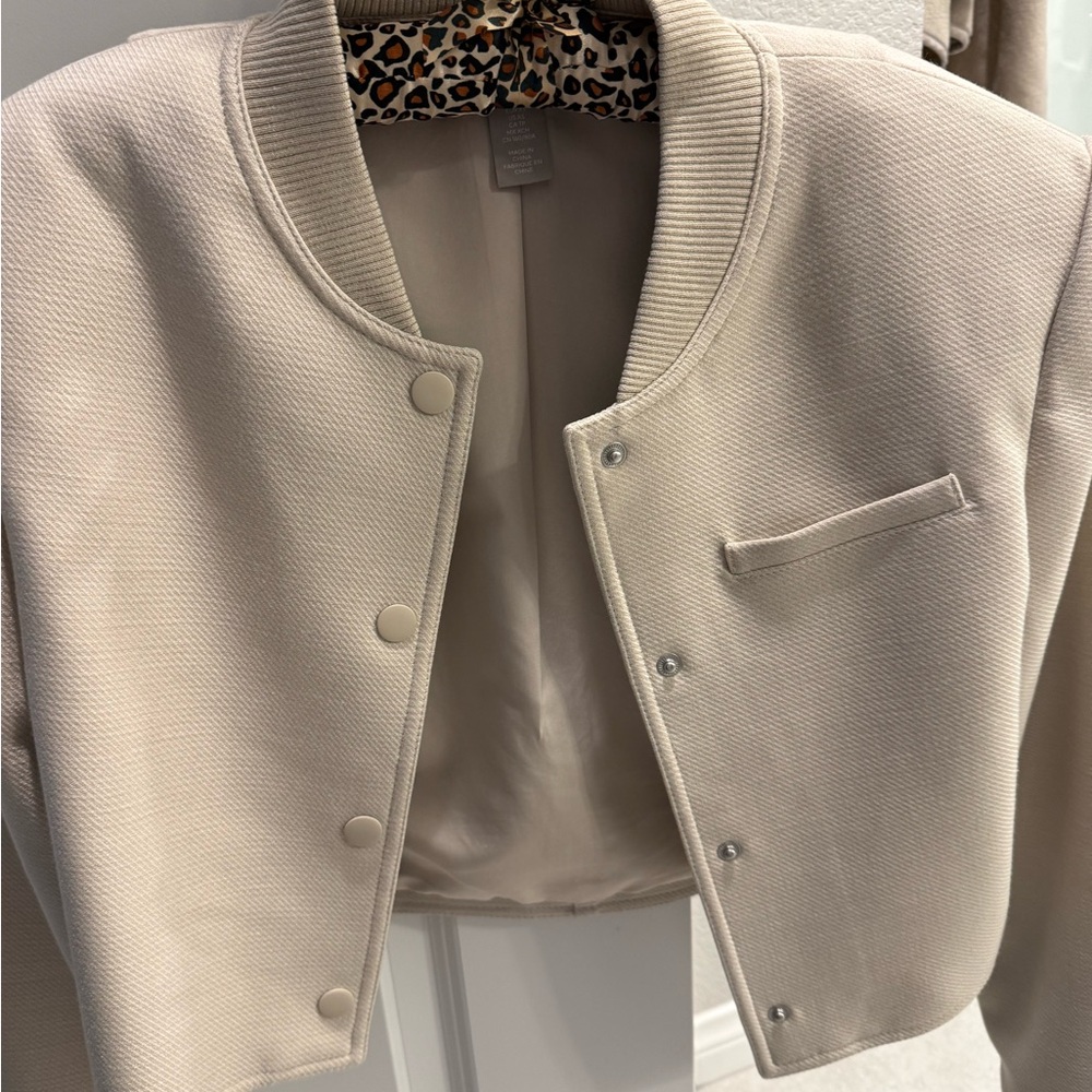 HM tan jacket blazer small new
